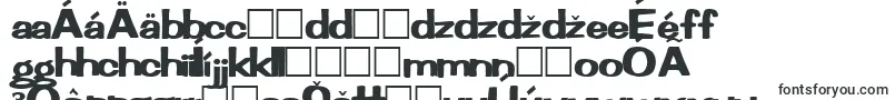 Rachelnew92Bold-Schriftart – slowakische Schriften