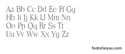 ToledoserialLightRegular Font