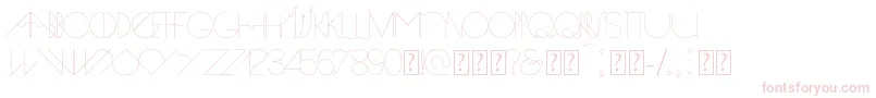Spike Font – Pink Fonts on White Background