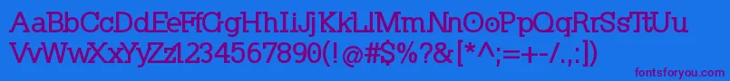 More about Kleinslabserif ffy Font Kleinslabserif ffy Font – Purple Fonts on Blue Background