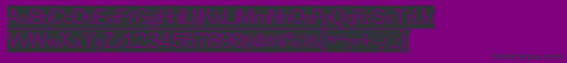 Preslite Font – Black Fonts on Purple Background