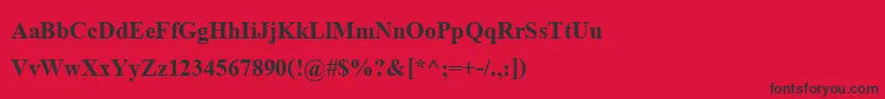 Fonte AngsanaupcРџРѕР»СѓР¶РёСЂРЅС‹Р№ – fontes pretas em um fundo vermelho