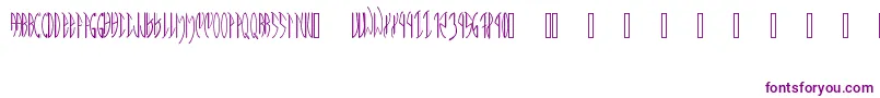 MeatPaperPd Font – Purple Fonts on White Background