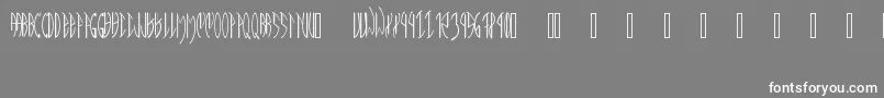 MeatPaperPd Font – White Fonts on Gray Background