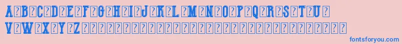 HotLegendTeamDemo Font – Blue Fonts on Pink Background