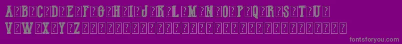 HotLegendTeamDemo Font – Gray Fonts on Purple Background