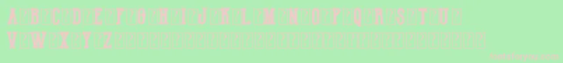 HotLegendTeamDemo Font – Pink Fonts on Green Background