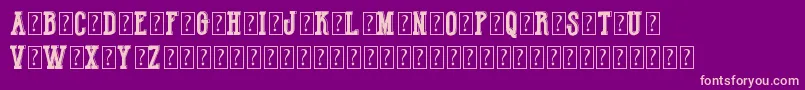HotLegendTeamDemo Font – Pink Fonts on Purple Background