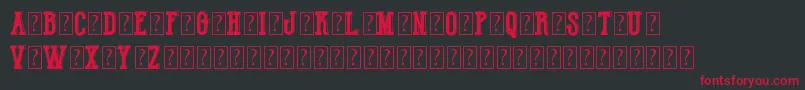 HotLegendTeamDemo Font – Red Fonts on Black Background