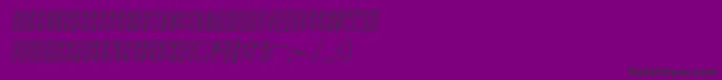 Undergroundroseoutital Font – Black Fonts on Purple Background