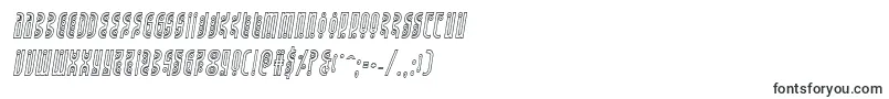Шрифт Undergroundroseoutital – трафаретные шрифты