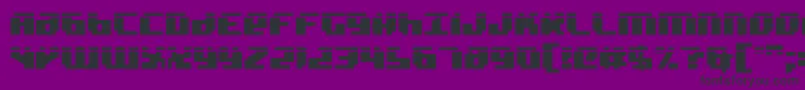 Badrobotl2 Font – Black Fonts on Purple Background