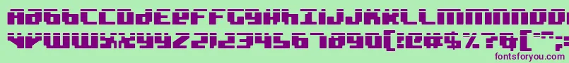 fuente Badrobotl2 – Fuentes Moradas Sobre Fondo Verde