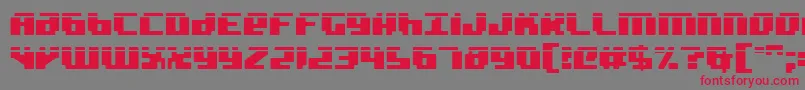 Police Badrobotl2 – polices rouges sur fond gris
