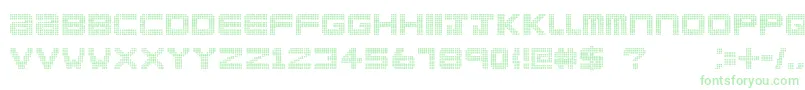 ClublandOld-Schriftart – Grüne Schriften