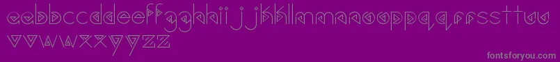 Weitere Informationen zur Gardyn-Schriftart Gardyn-Schriftart – Graue Schriften auf violettem Hintergrund