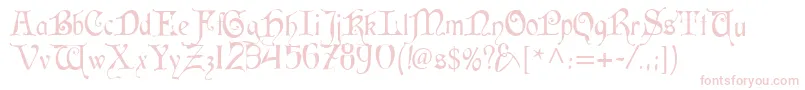 CardinalRegular Font – Pink Fonts on White Background