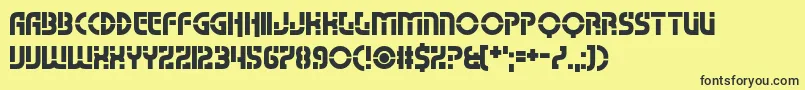 Namso Font – Black Fonts on Yellow Background