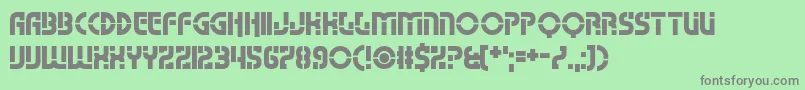 Namso Font – Gray Fonts on Green Background