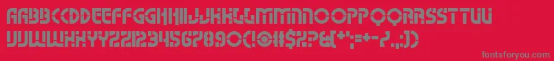 fuente Namso – Fuentes Grises Sobre Fondo Rojo