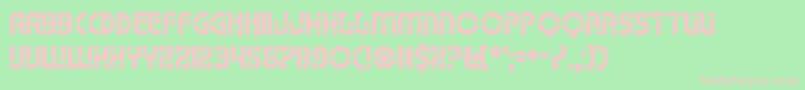 Namso Font – Pink Fonts on Green Background