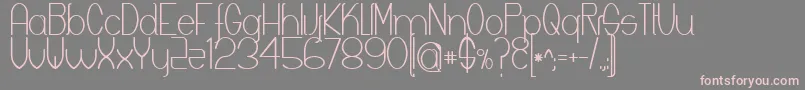 Keyla Font – Pink Fonts on Gray Background