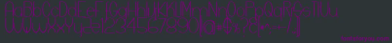 More about Keyla Font Keyla Font – Purple Fonts on Black Background