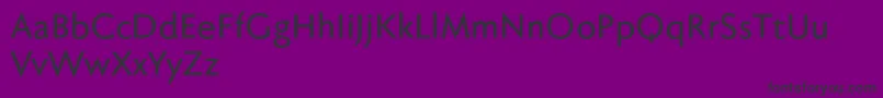 フォントFabersanspro65reduced – 紫の背景に黒い文字