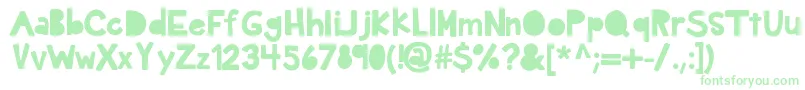 Weitere Informationen zur Kbdarkhour-Schriftart Kbdarkhour-Schriftart – Grüne Schriften