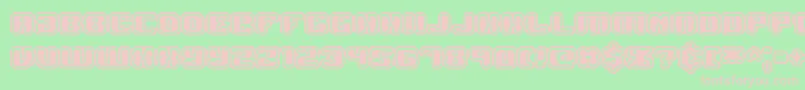 Jawbrko2 Font – Pink Fonts on Green Background