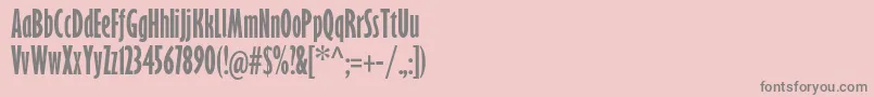 More about GillsansstdBoldextracond Font GillsansstdBoldextracond Font – Gray Fonts on Pink Background