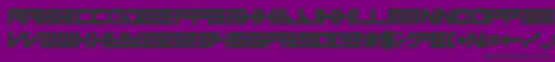 FreudianSlit Font – Black Fonts on Purple Background