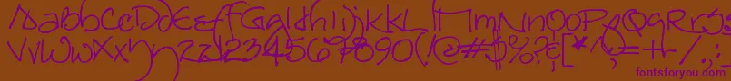 En savoir plus sur la police Redstar Police Redstar – polices violettes sur fond brun
