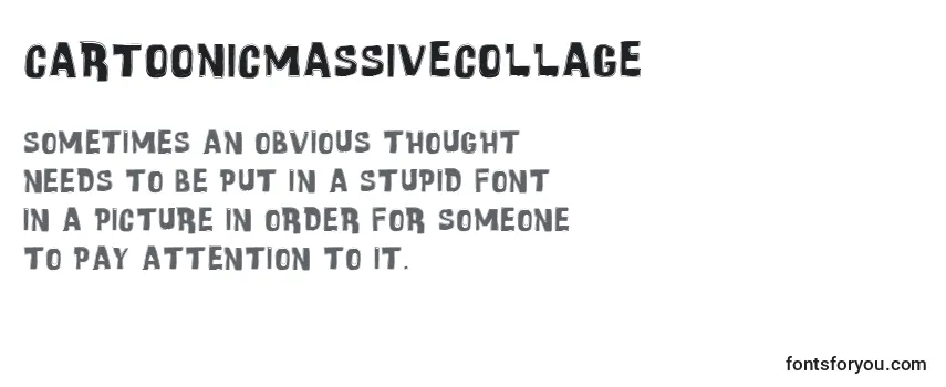 Шрифт CartoonicMassiveCollage