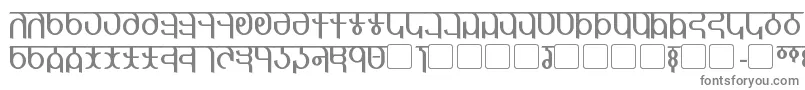 Qijomi-fontti – harmaat fontit