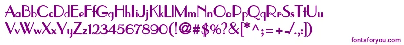 ParisBold Font – Purple Fonts on White Background