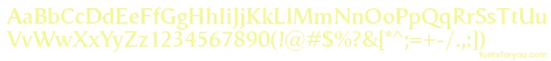 VegaAntikvaSemibold Font – Yellow Fonts