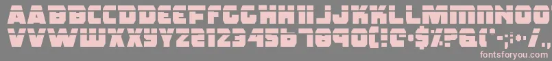Rogue Hero Laser Font – Pink Fonts on Gray Background