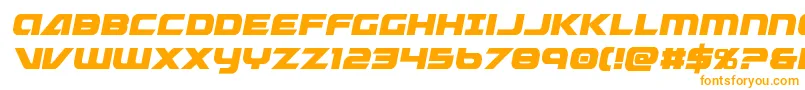 Шрифт Graymalkincond – оранжевые шрифты