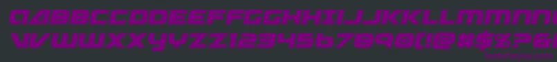 Graymalkincond Font – Purple Fonts on Black Background