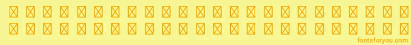 fuente PompeijanaltstdBorders – Fuentes Naranjas Sobre Fondo Amarillo