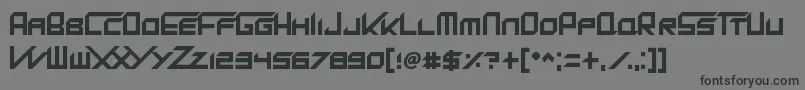 KingDubstepikz Font – Black Fonts on Gray Background