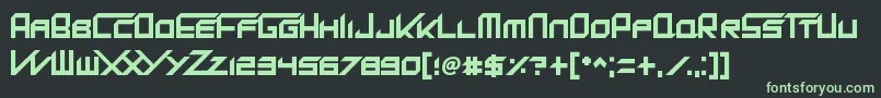 KingDubstepikz Font – Green Fonts on Black Background