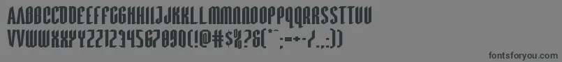 Weitere Informationen zur Devilsummonerxtraexpand-Schriftart Devilsummonerxtraexpand-Schriftart – Schwarze Schriften auf grauem Hintergrund