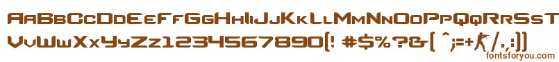 Шрифт CsRegular – коричневые шрифты на белом фоне