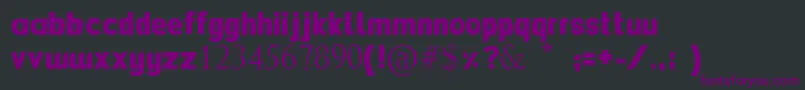 Flexibendi Font – Purple Fonts on Black Background