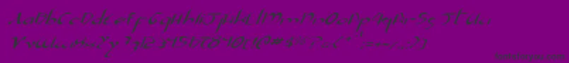 Xaphan2ei Font – Black Fonts on Purple Background