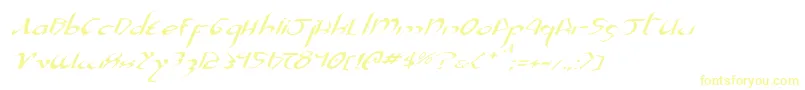 Xaphan2ei-Schriftart – Gelbe Schriften