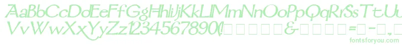 MordredDemiBoldItalic Font – Green Fonts