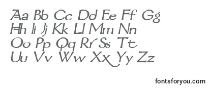MordredDemiBoldItalic-fontti